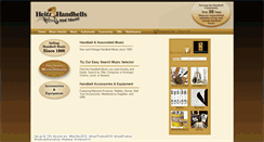 Desktop Screenshot of heitzhandbells.com